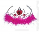  PINK TOLLAS TIARA Álarc, Fejdísz, Kellék